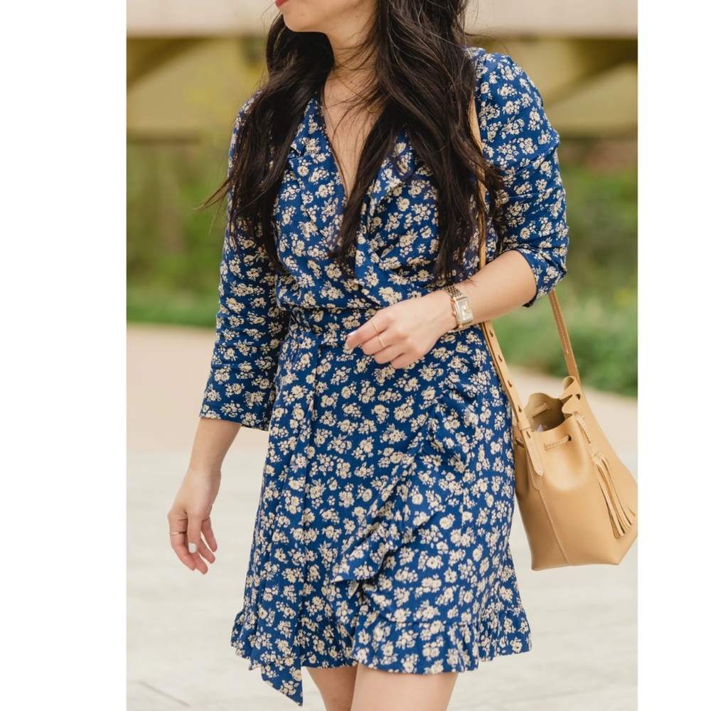 Sezane Asianne Dress in Cara Print